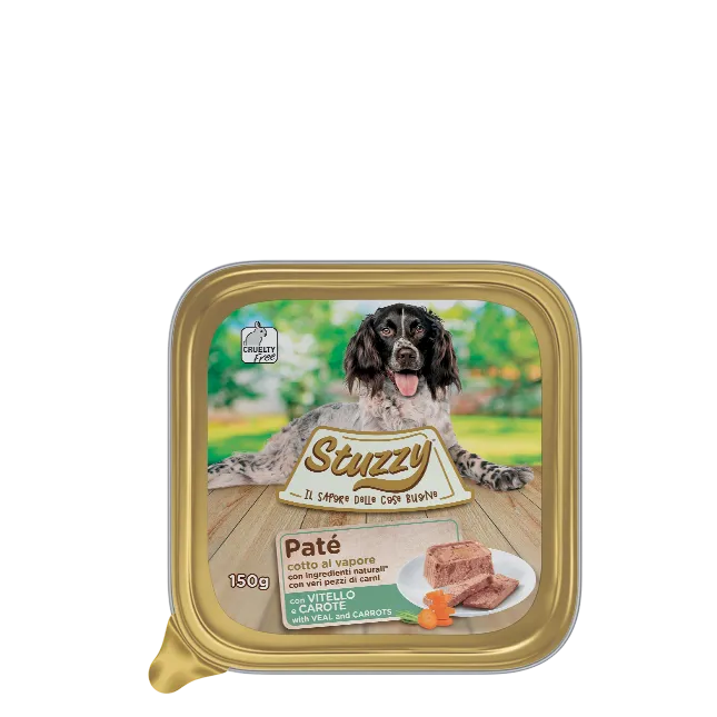 Stuzzy Paté Classico Vitello e Carote 150g – Cane Adulto Stuzzy Paté Classico Vitello e Carote 150g – Cane Adulto